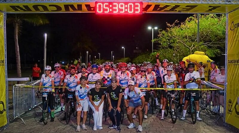 Más de mil ciclistas participaron en este evento internacional, impulsado por la gobernadora Mara Lezama para promover el turismo deportivo en Quintana Roo.
